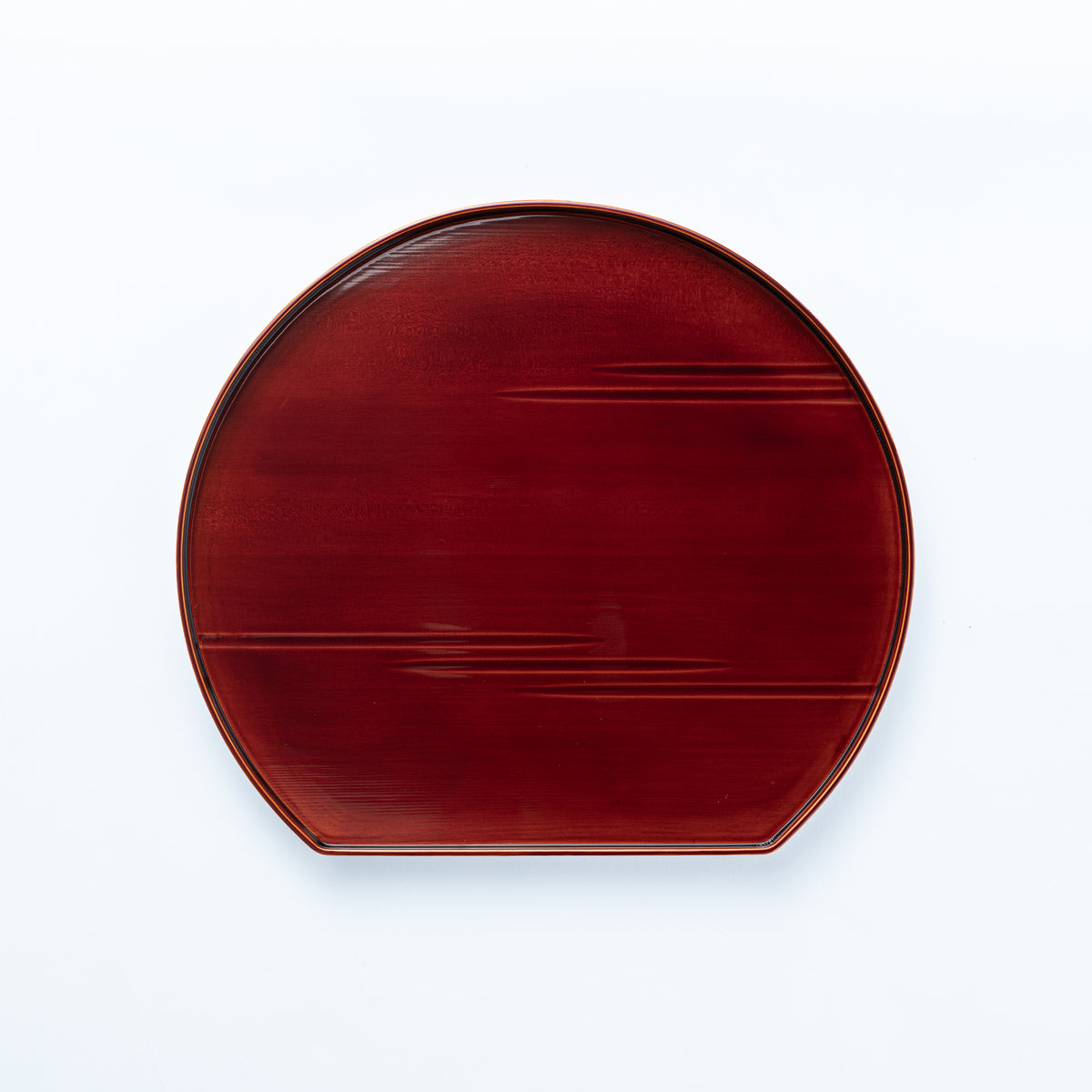 Golden Amber Half Moon Tray