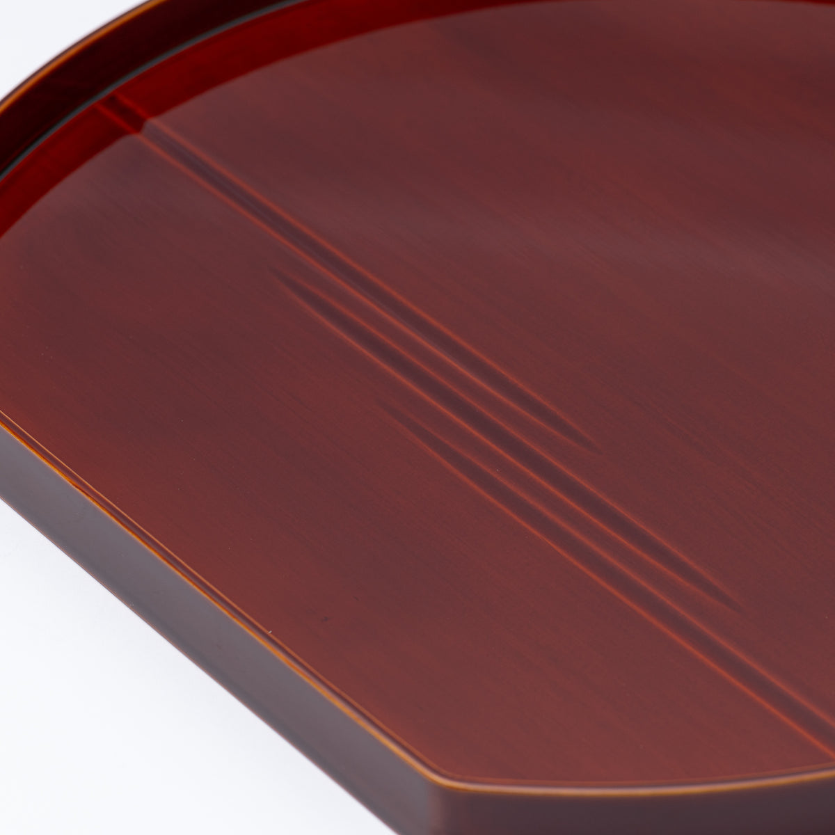 Golden Amber Half Moon Tray