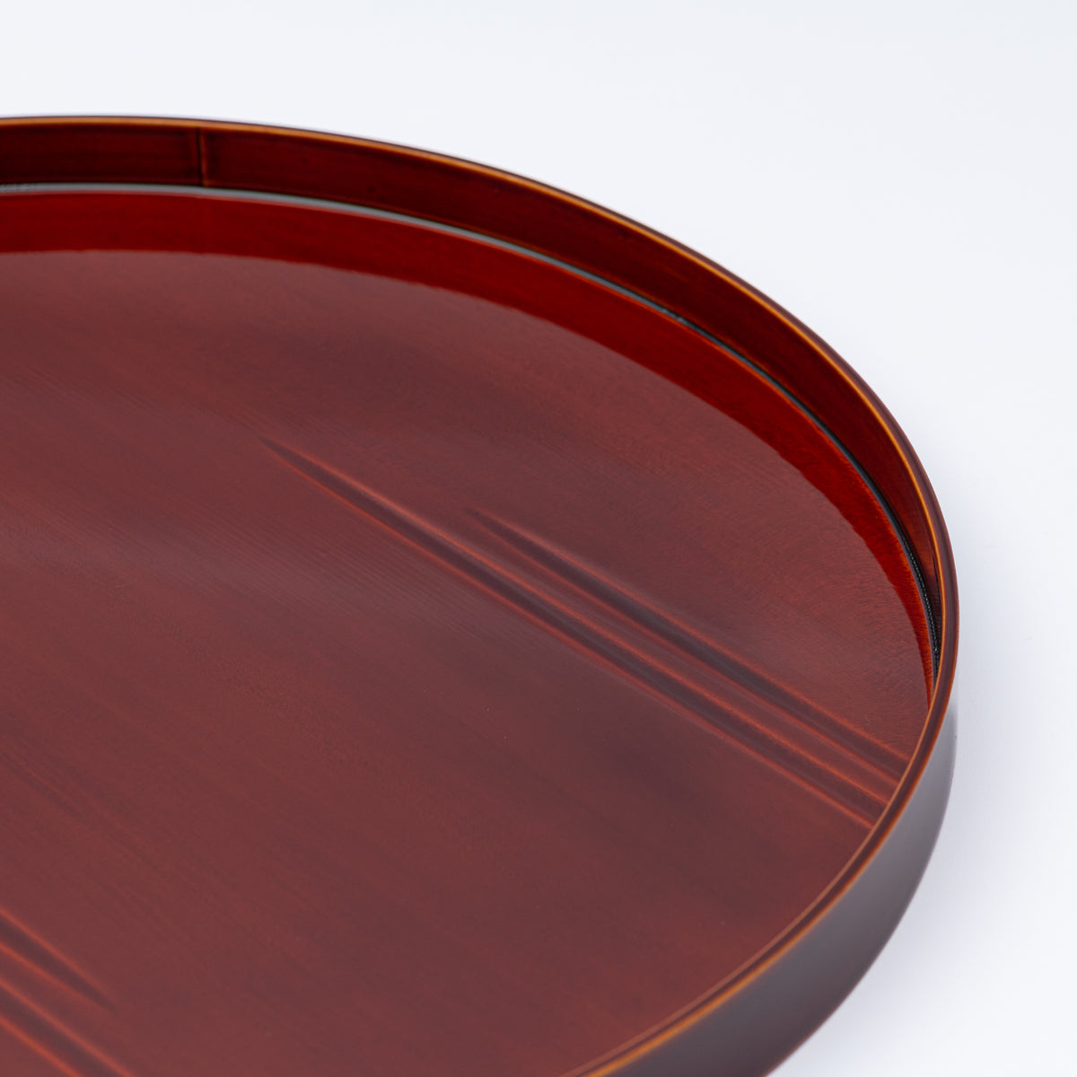 Golden Amber Half Moon Tray