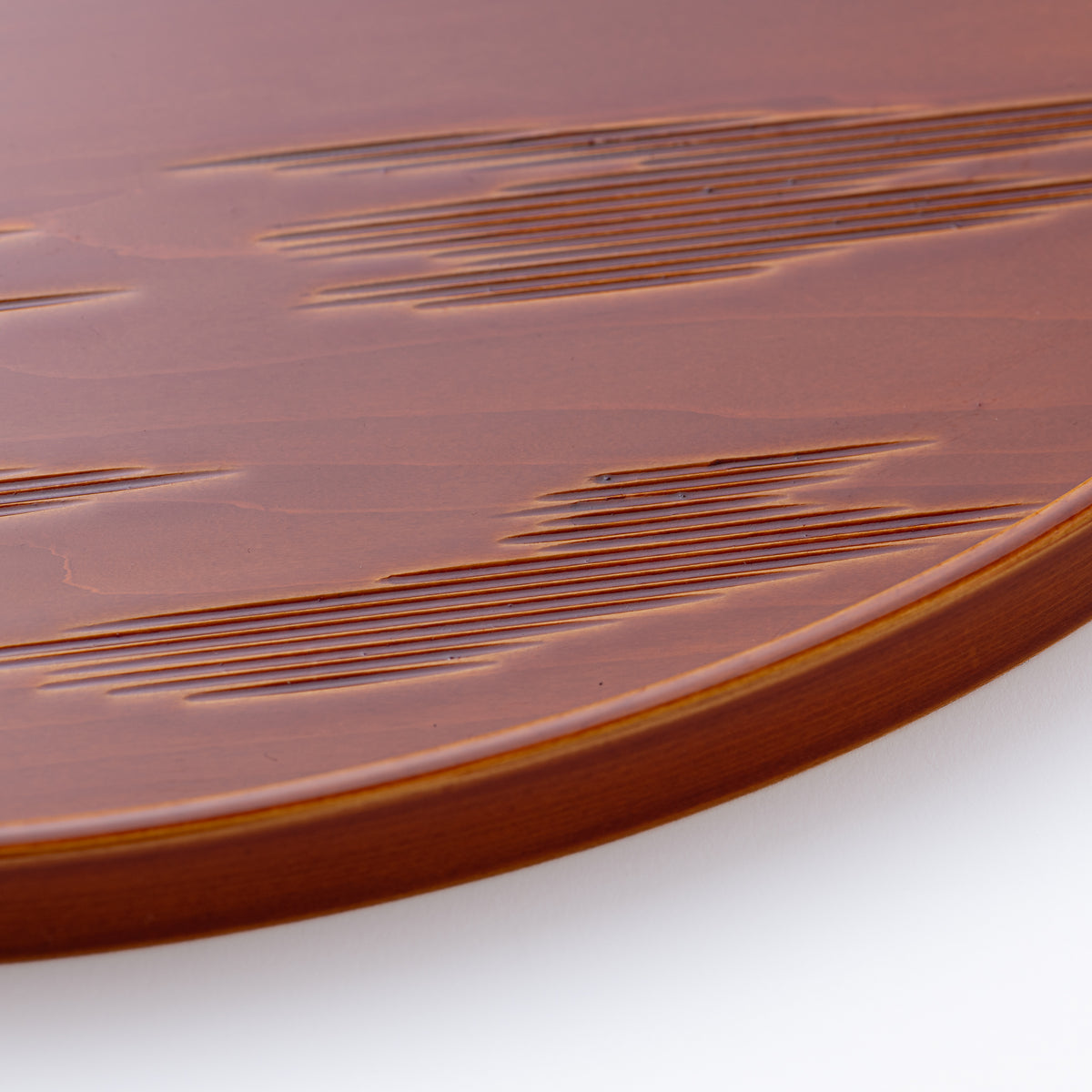Golden Amber Clam-Shaped Tray