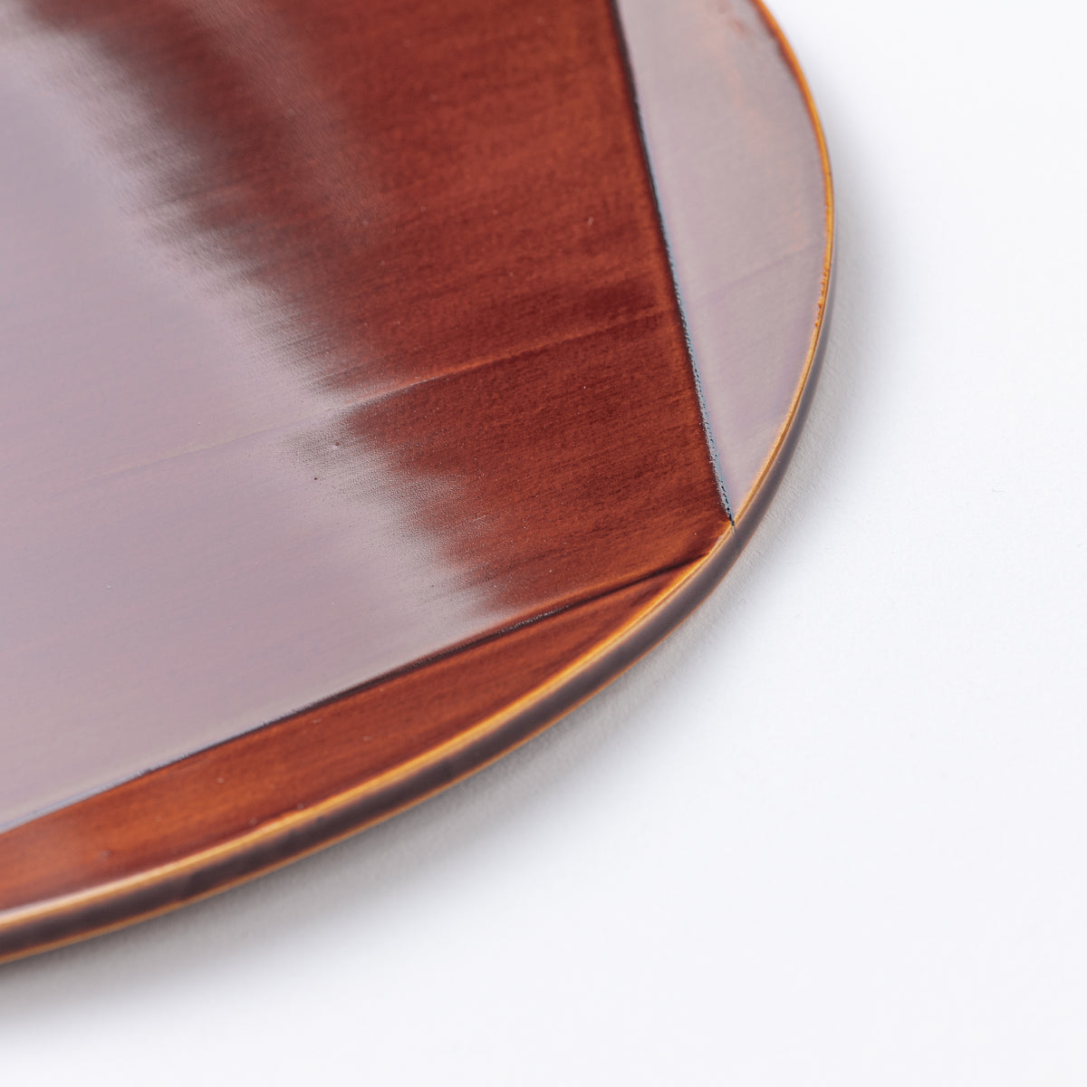 Golden Amber Plum Blossom Side Plate