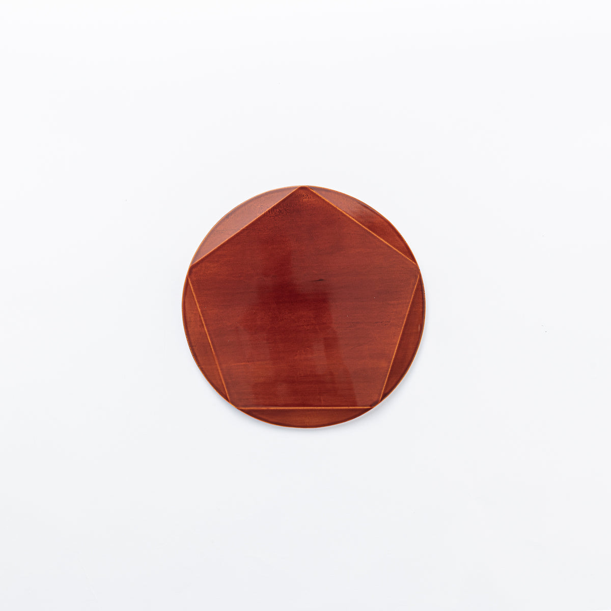 Golden Amber Plum Blossom Side Plate