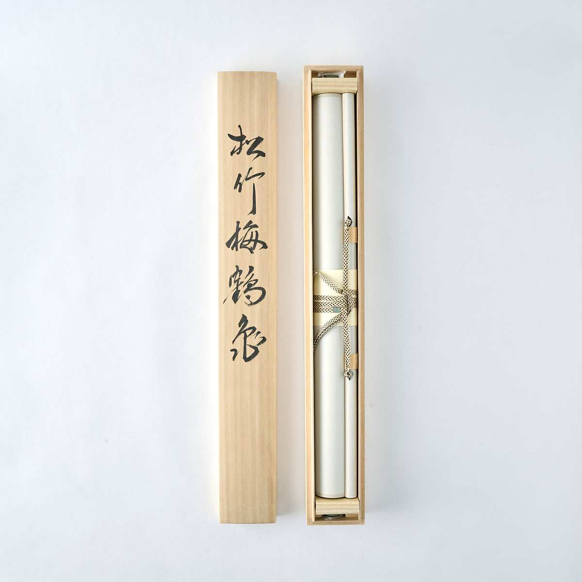 Cranes and Turtles Kakejiku Hanging Scroll