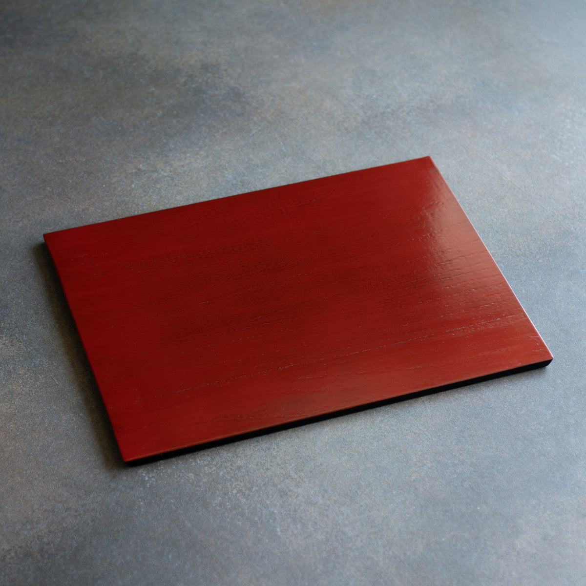 Rechteckiges Kaiseki-Platzset mit Wischlaquer-Finish