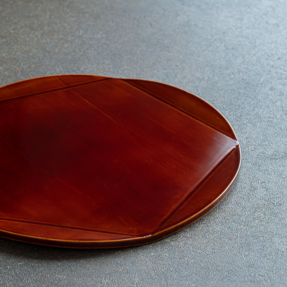 Golden Amber Plum Blossom Side Plate