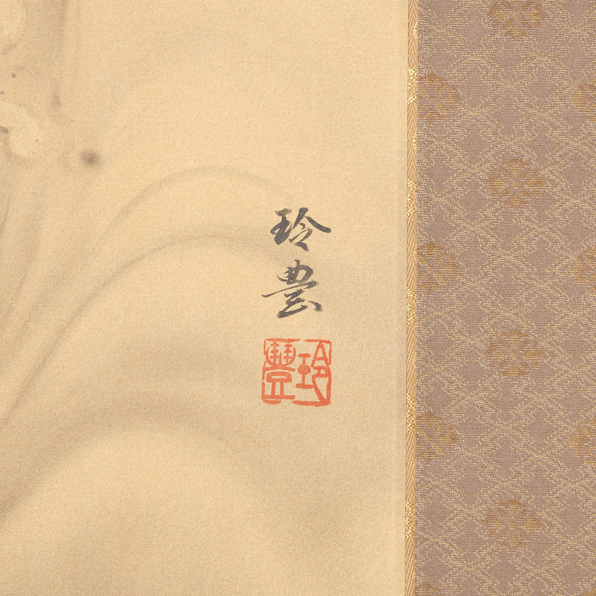 Golden Dragon Kakejiku Hanging Scroll