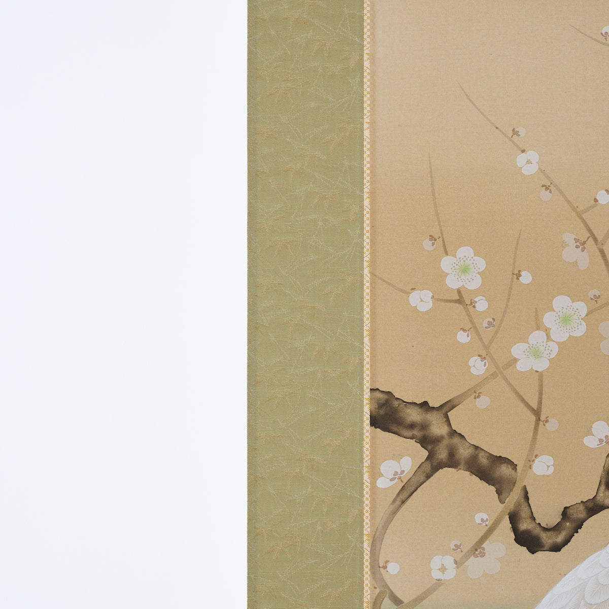 Cranes and Turtles Kakejiku Hanging Scroll