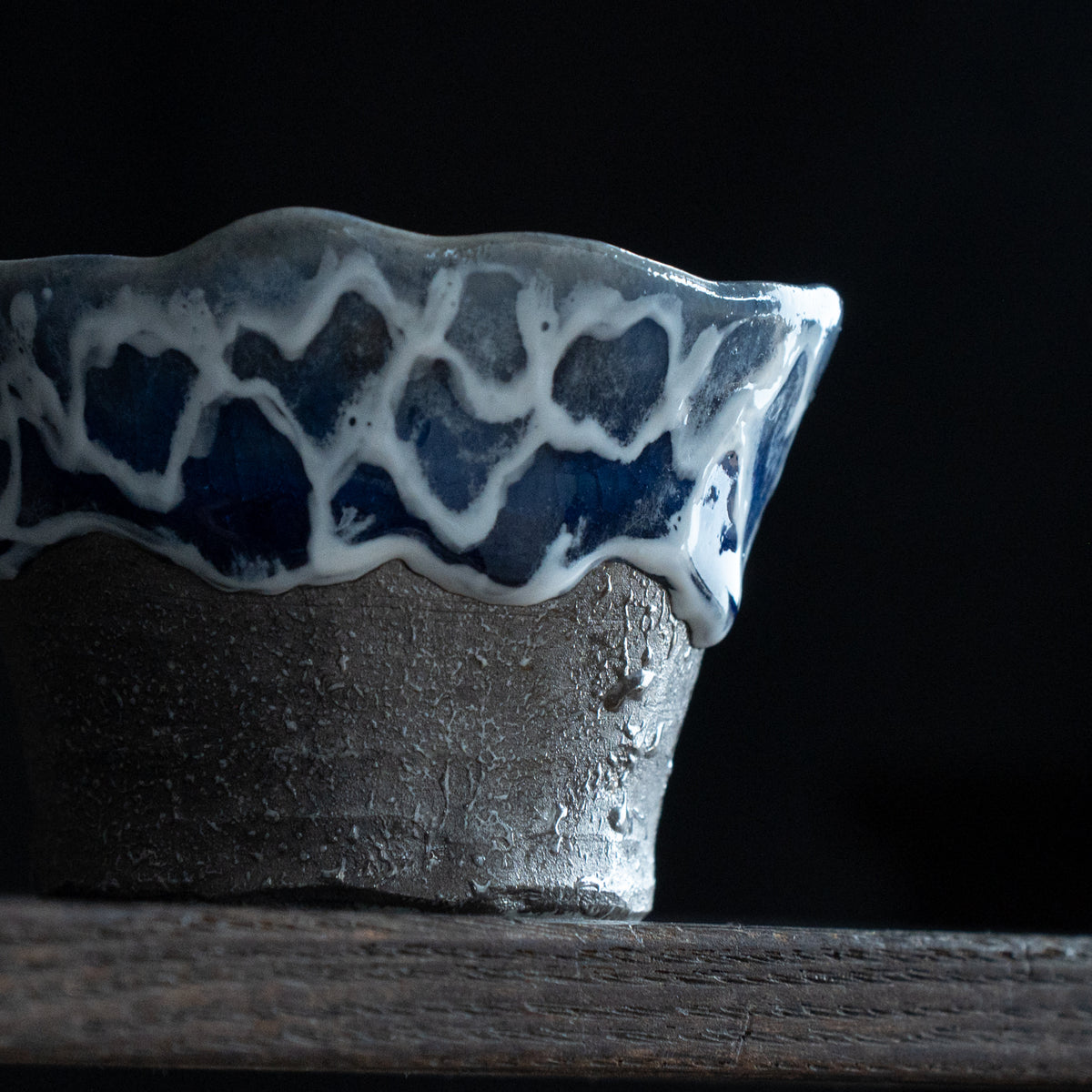 Sazameku Cascade Bleu et Lustre Platine
