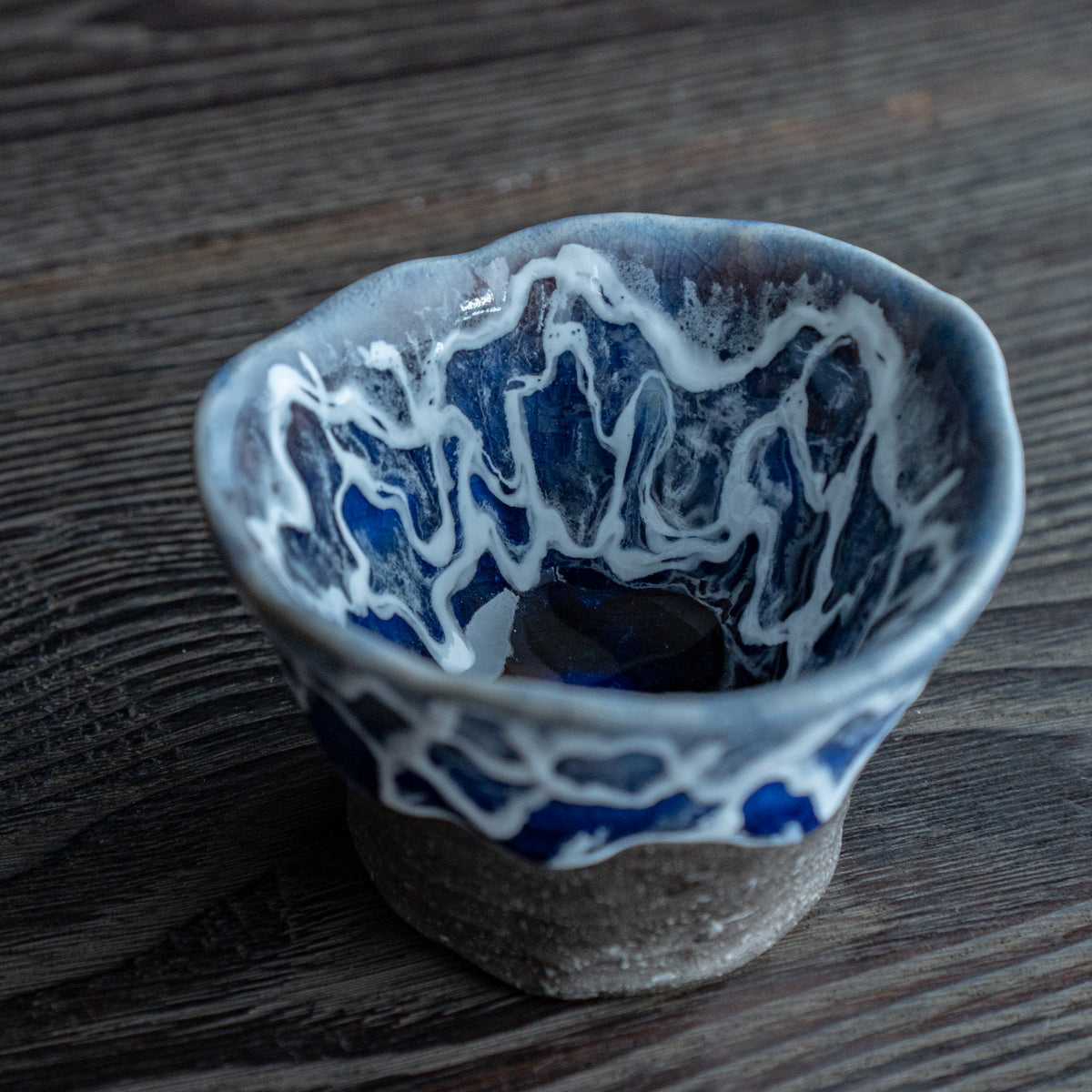 Sazameku Cascade Bleu et Lustre Platine