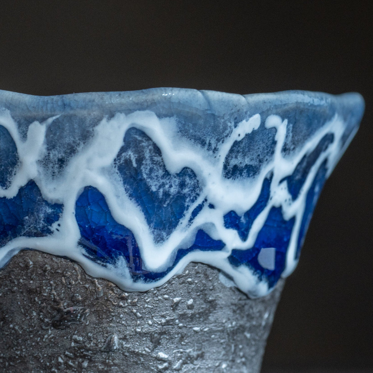 Sazameku Cascade Bleu et Lustre Platine