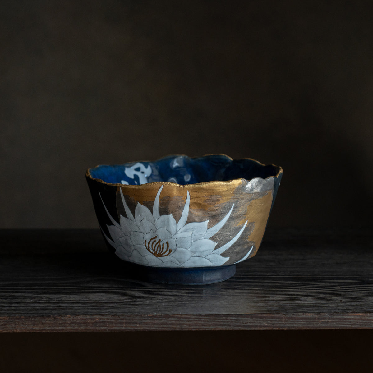 Moonlit Bloom and Bird