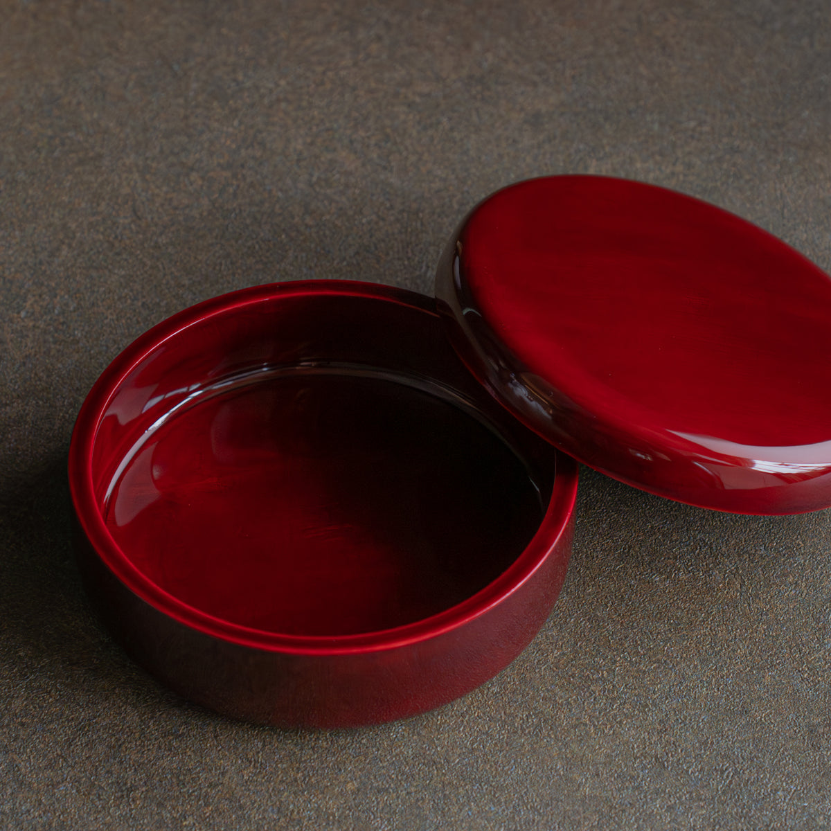 Red Amber Round Candy Box