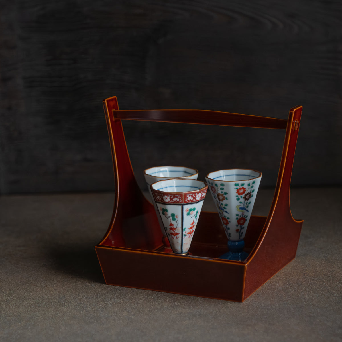 Golden Amber Hand-Carried Serving Tray