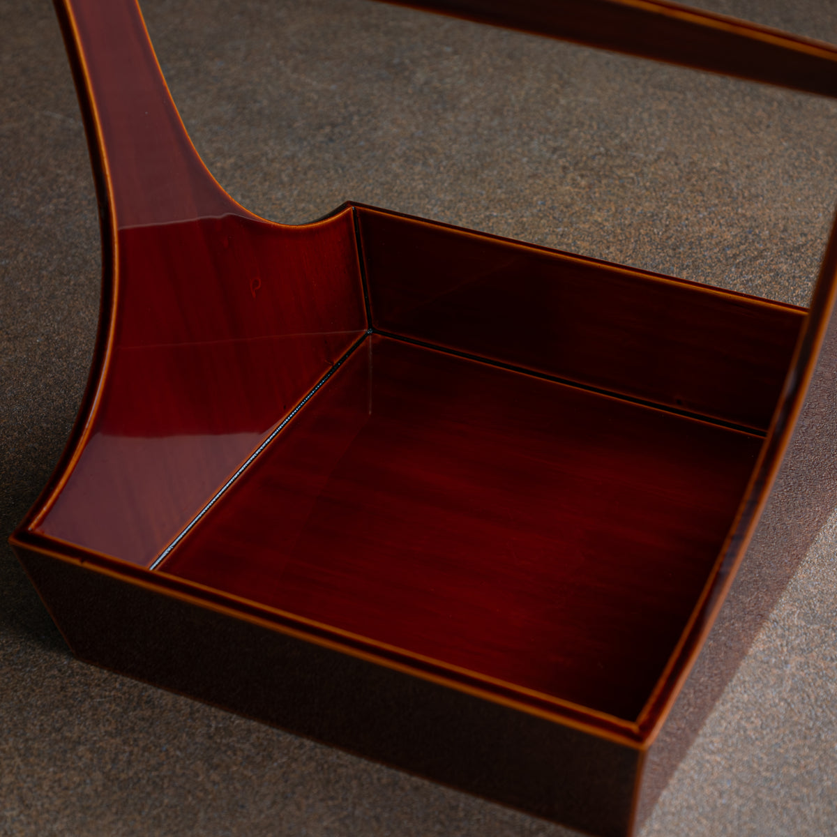 Golden Amber Hand-Carried Serving Tray
