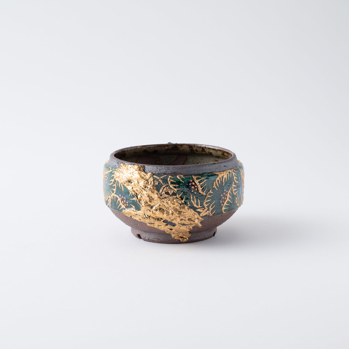 Gold Plum Round Plant Pot