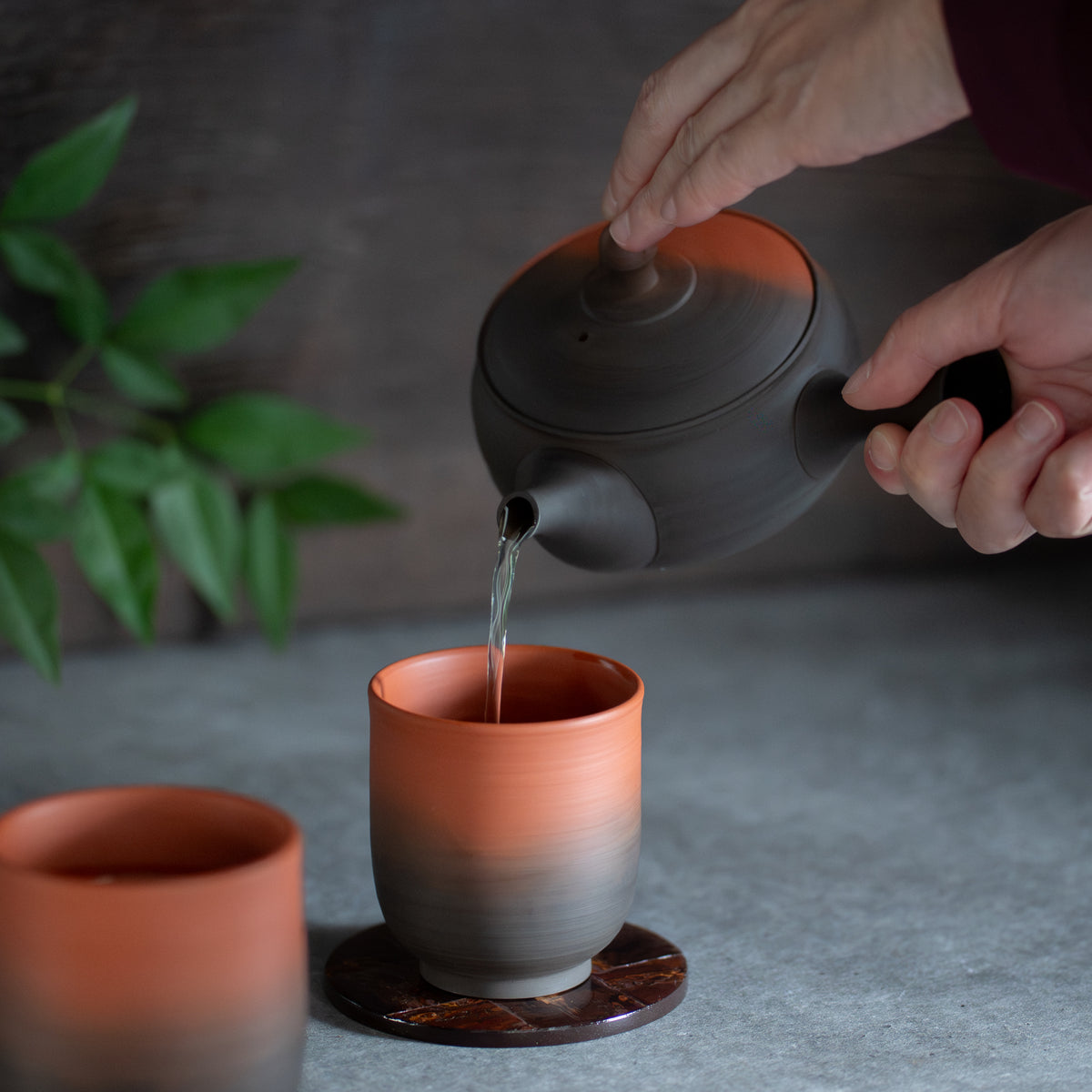 Rokuro-me Japanese Tea Set