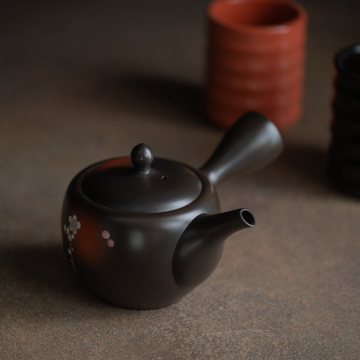 Weeping Sakura Japanese Teapot