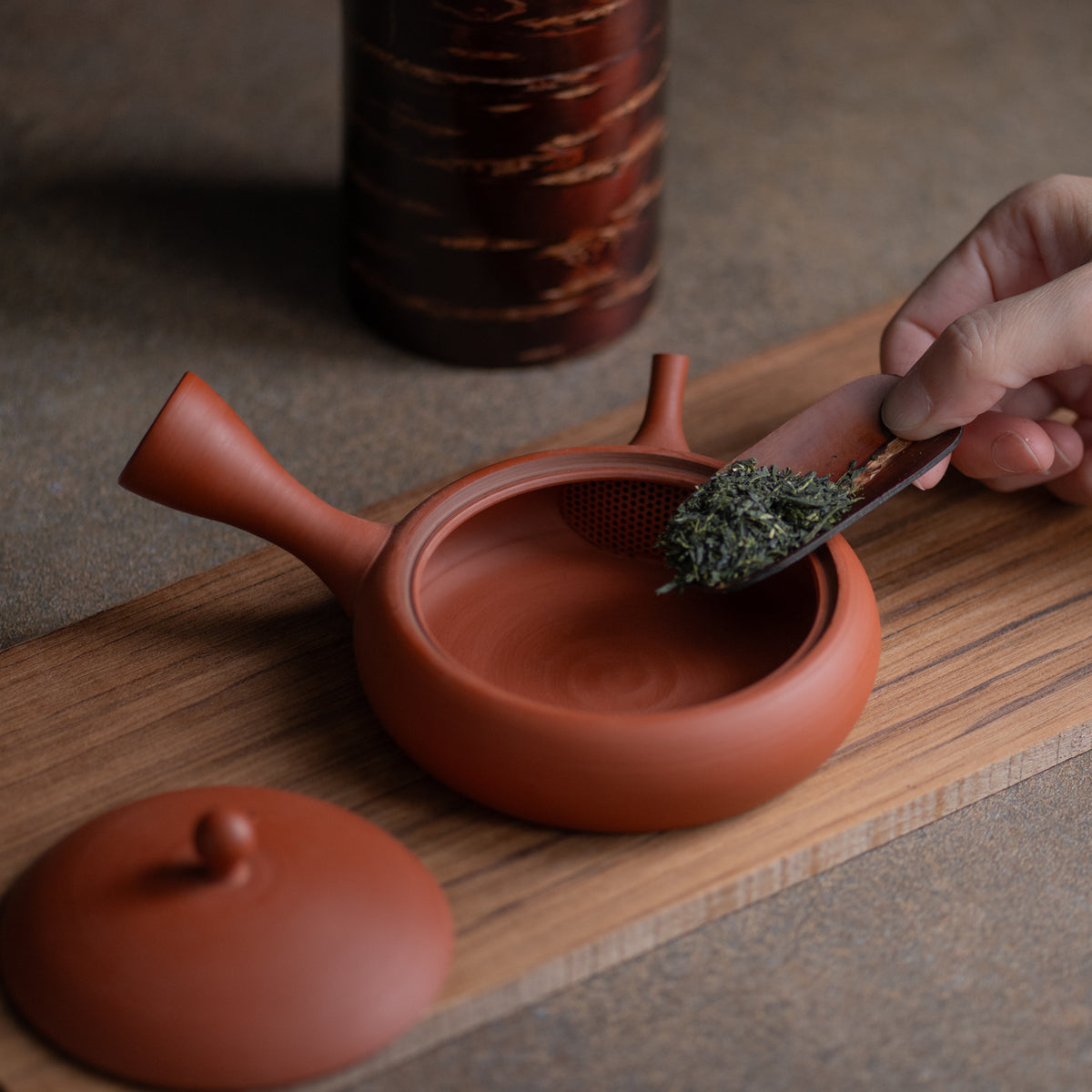 Red Clay Japanese Teapot