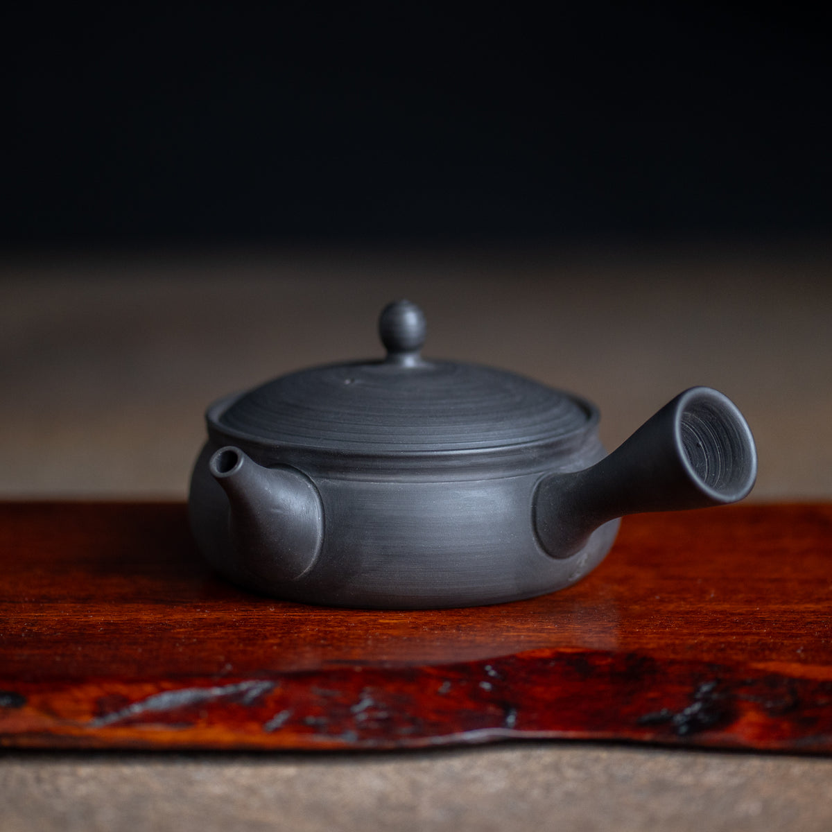 Gyokko Smoky Black Japanese Teapot