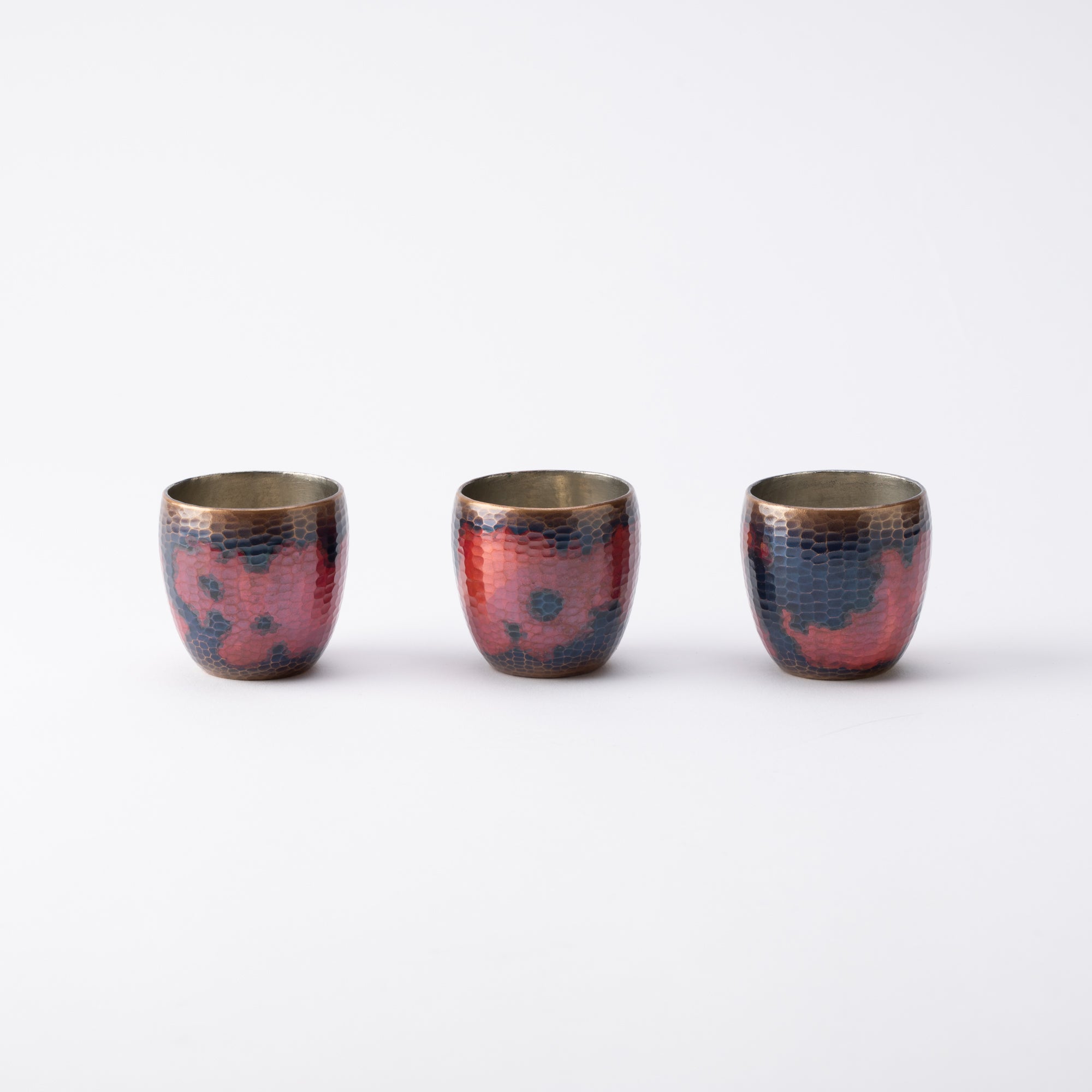 Madder Red Nishiki Guinomi Sake Cup