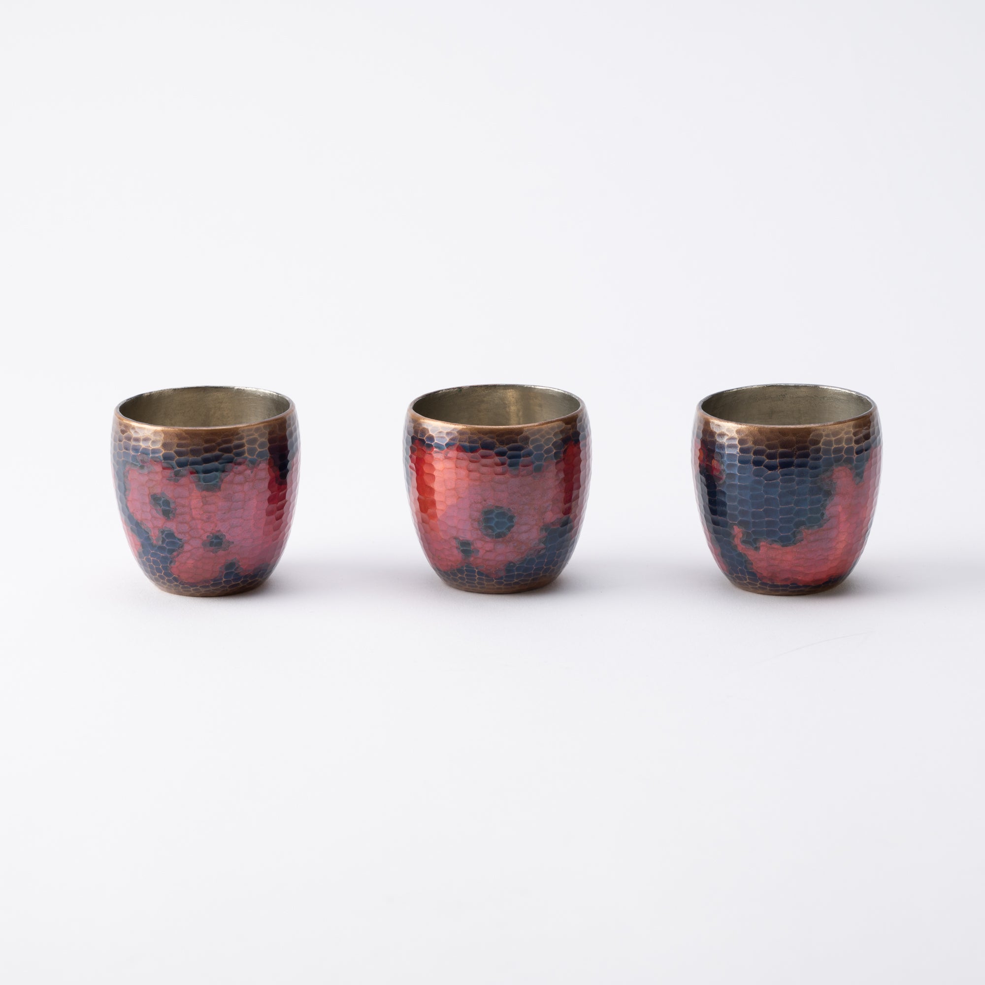 Madder Red Nishiki Guinomi Sake Cup