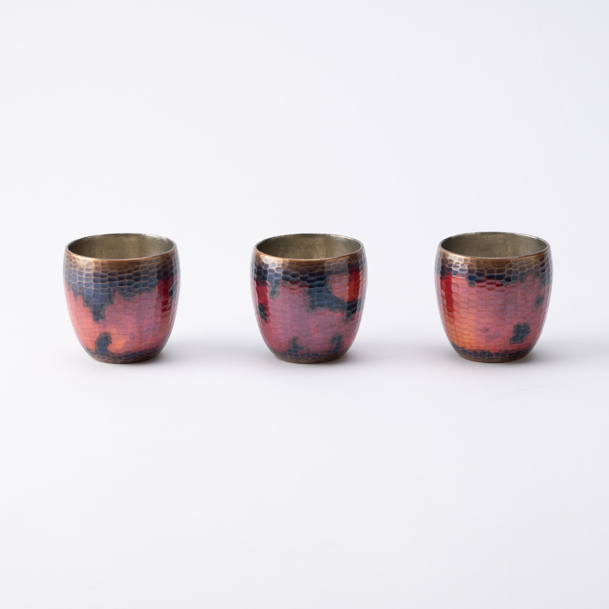 Madder Red Nishiki Guinomi Sake Cup