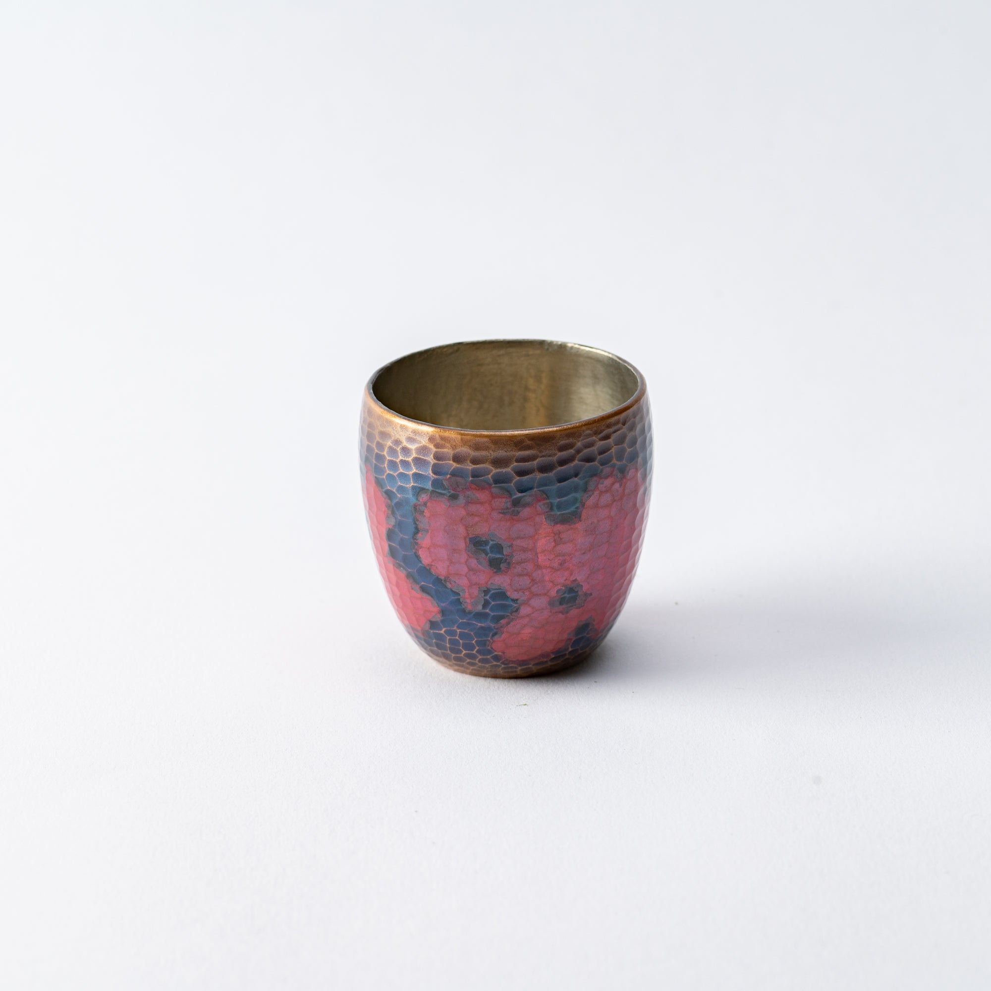 Madder Red Nishiki Guinomi Sake Cup