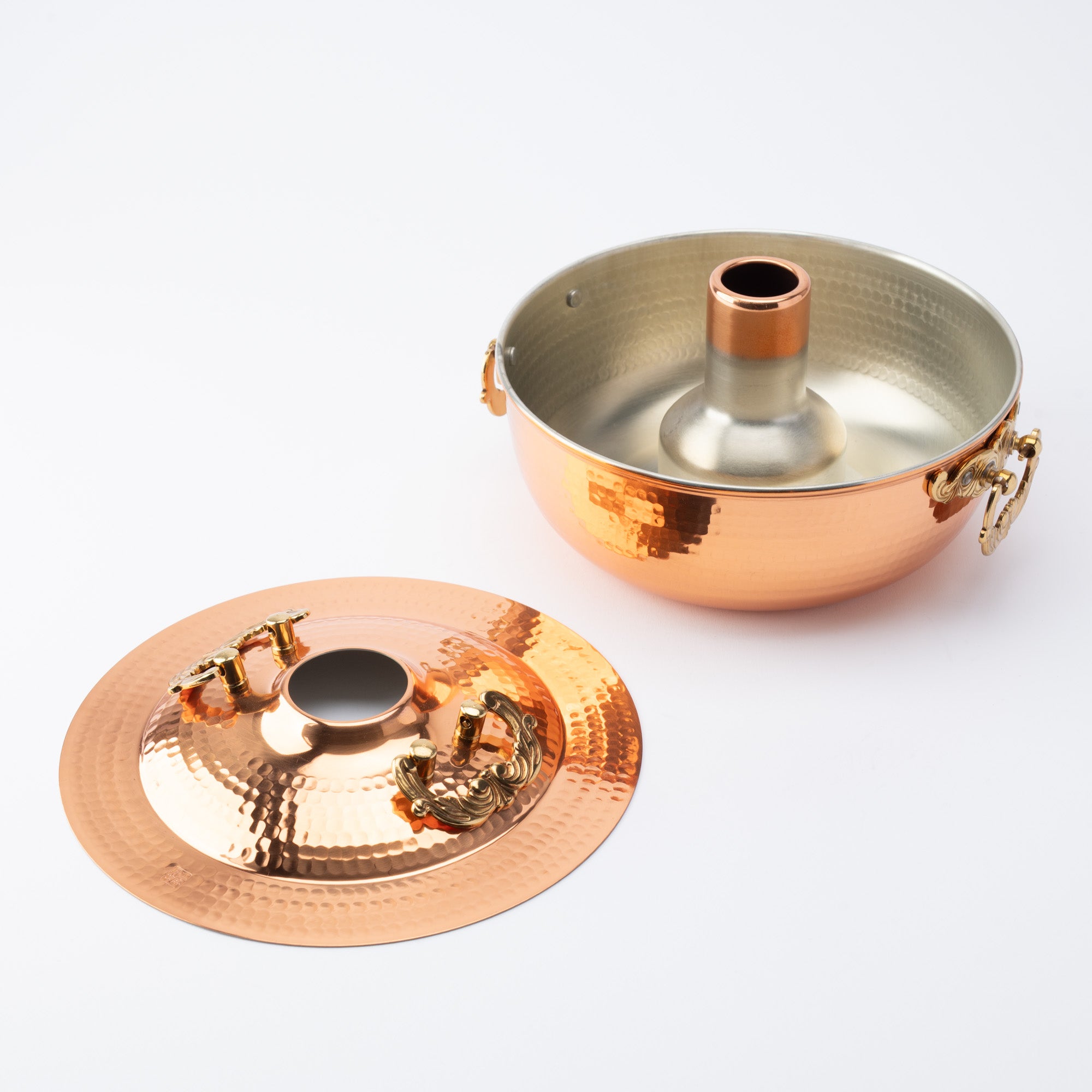 Copper Shabu Shabu Pot with Lid