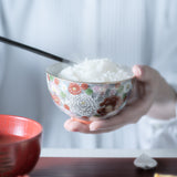 Taishi Kiln Hanazume Kutani Hanazume Japanese Rice Bowl