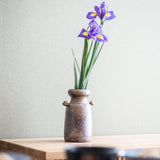 Hozan Kiln Sangiri Bizen Ware Eared Flower Vase