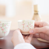 Tosen Kiln Sakura Kiyomizu Ware Japanese Tea Cup