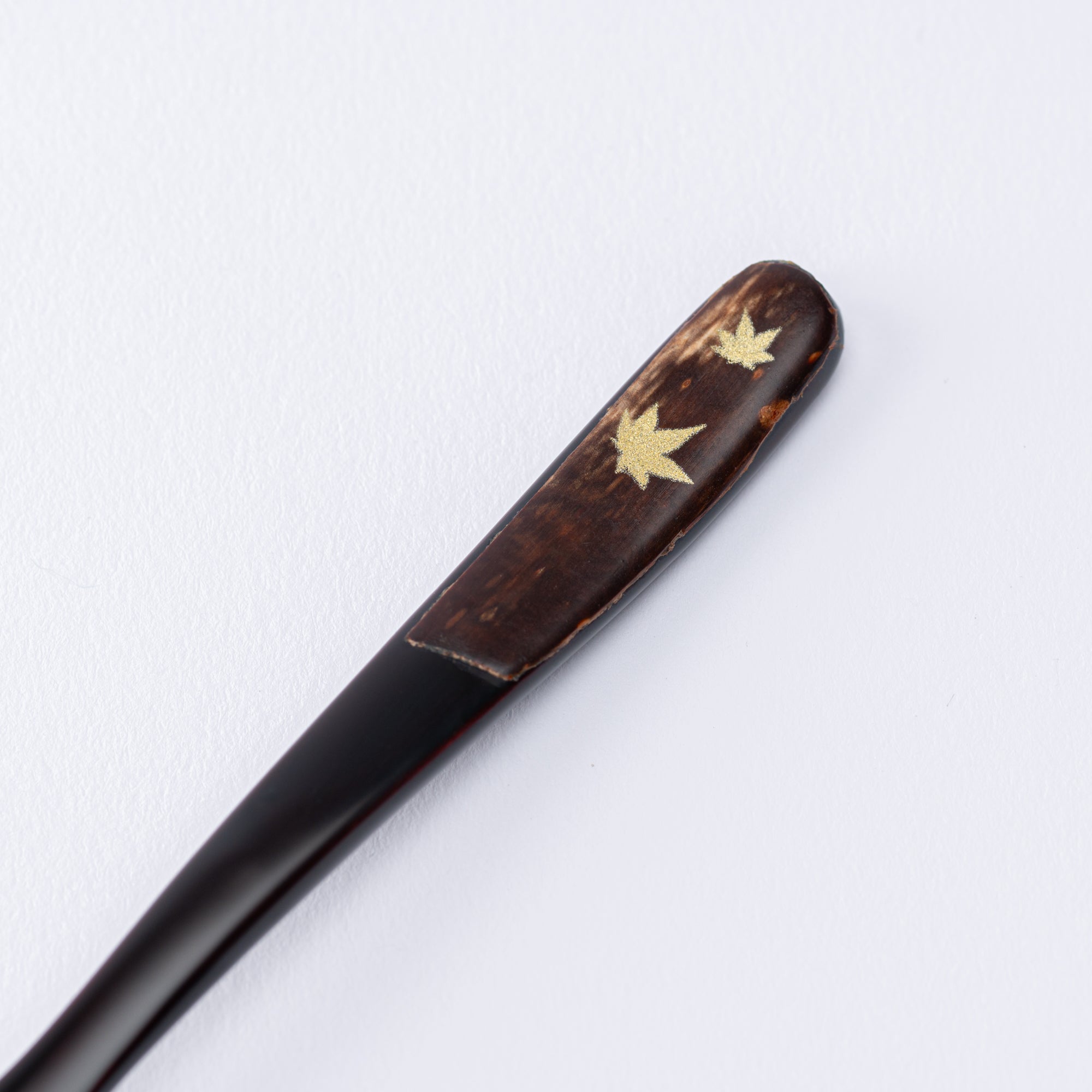 Musubi Mono Golden Maple Leaf Dessert Spoon