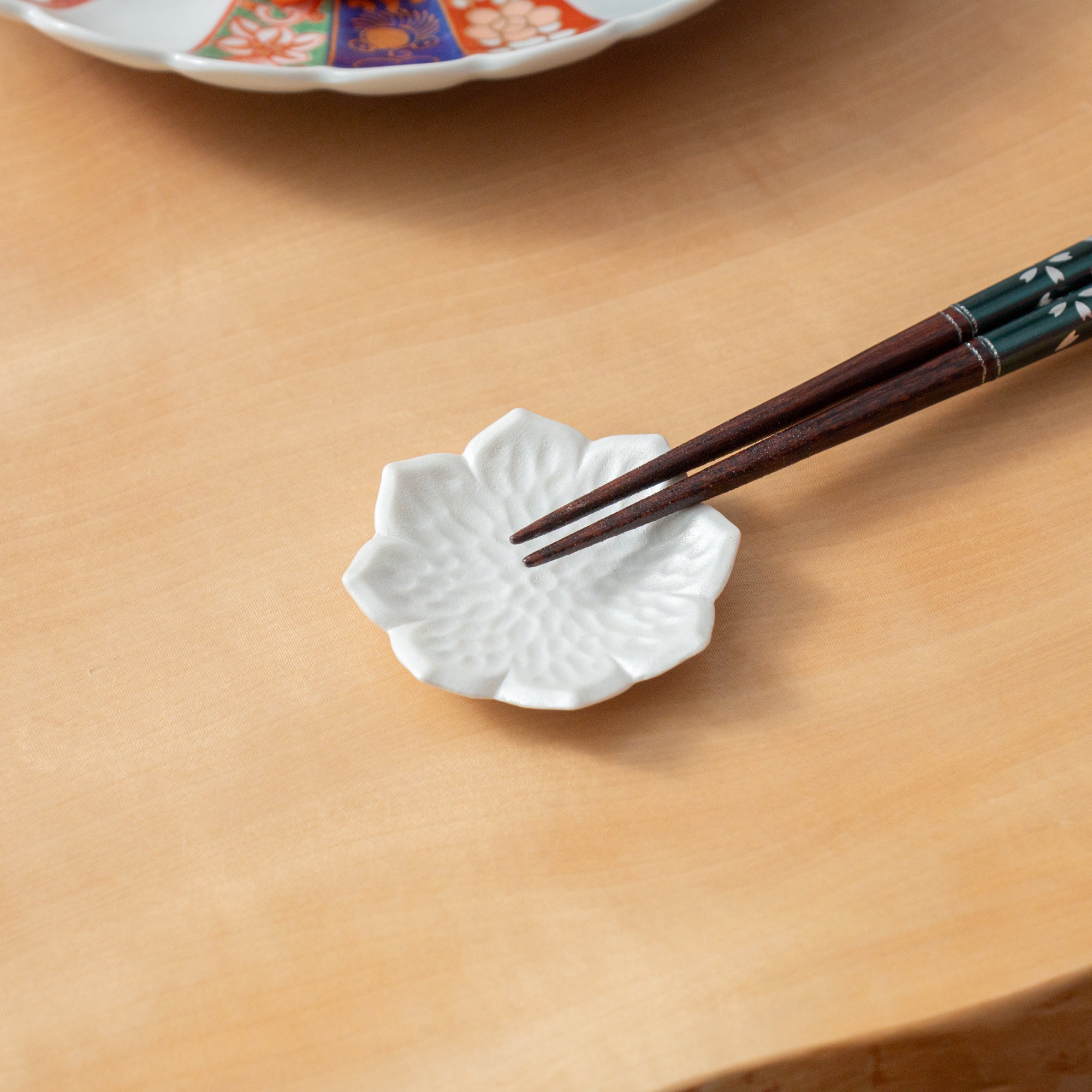 Colorful Kikyo Blossom Chopstick Rest Set