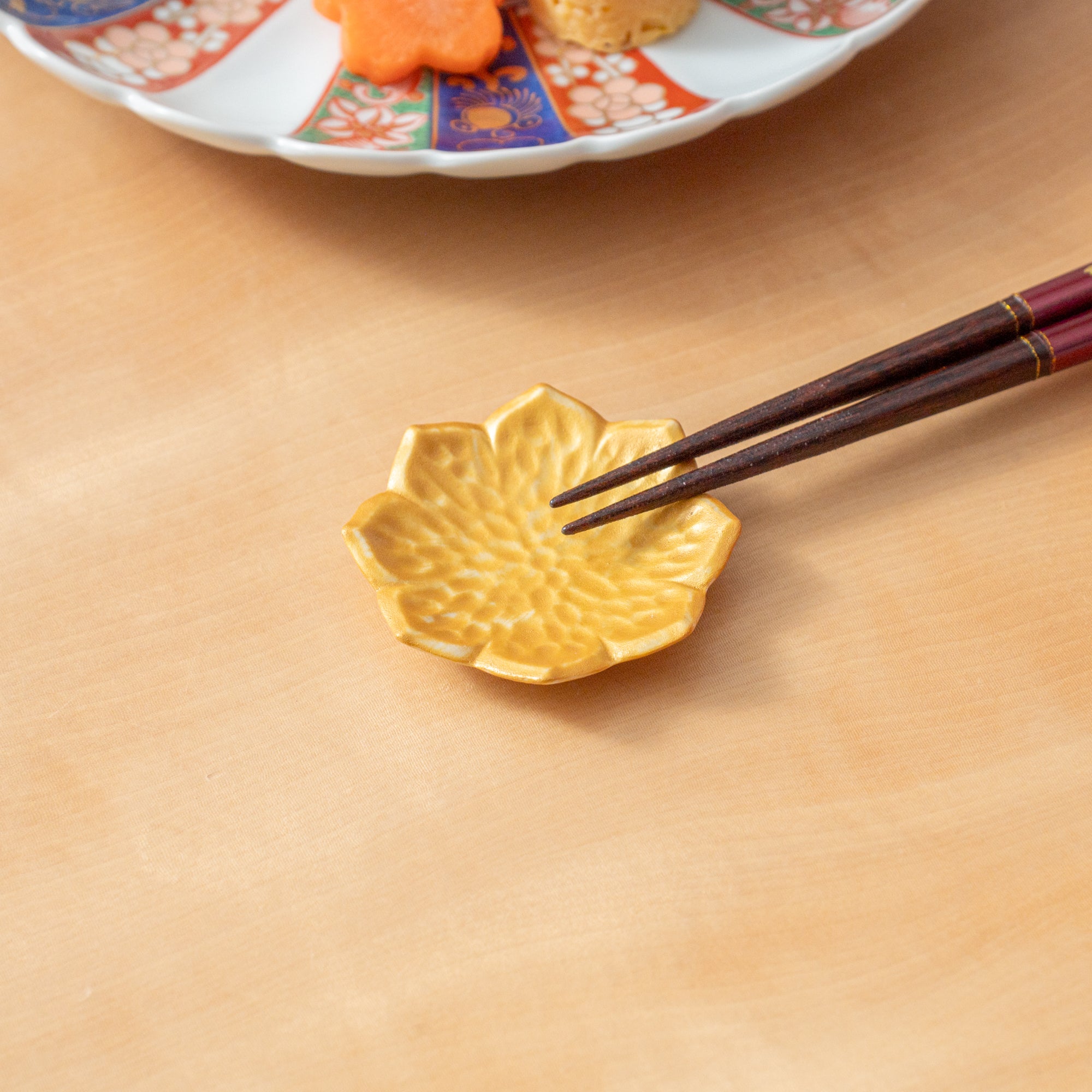 Colorful Kikyo Blossom Chopstick Rest Set