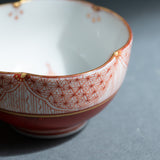 Fukushima Reiko Akae-Saibyo Gourd Kutani Sake Cup