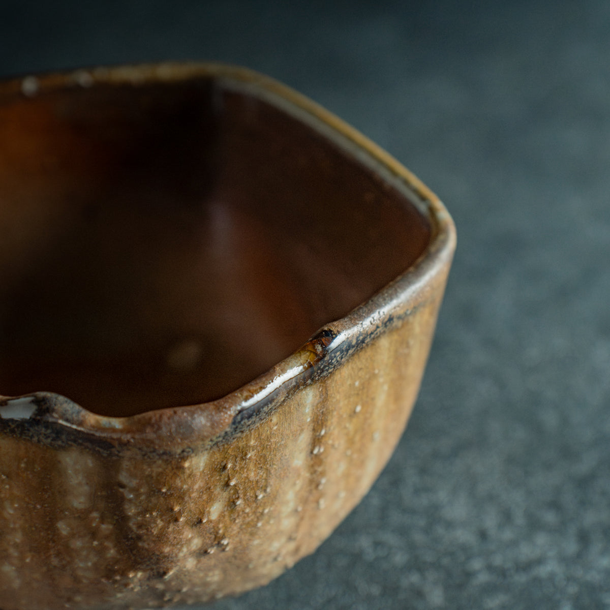 Goma Five-Sided Matcha Bowl