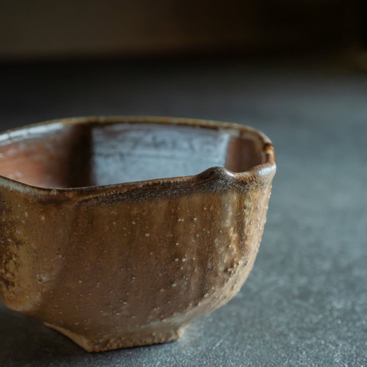 Goma Five-Sided Matcha Bowl