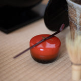 Yatsuyanagi Lacquered Akita Cherry Bark Work Chashaku Tea Scoop
