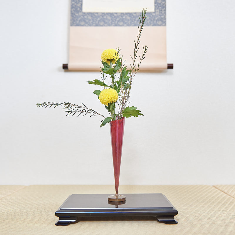 Seigado Red Copper Single-Flower Vase