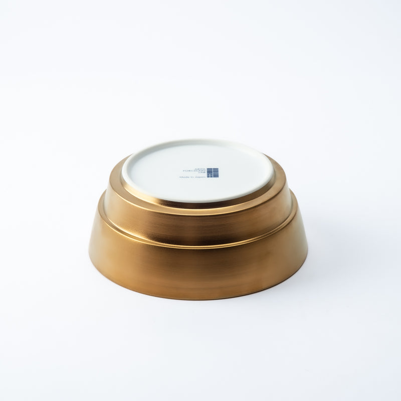 Arita Porcelain Lab Gold Conic Modern Jubako Bento Box