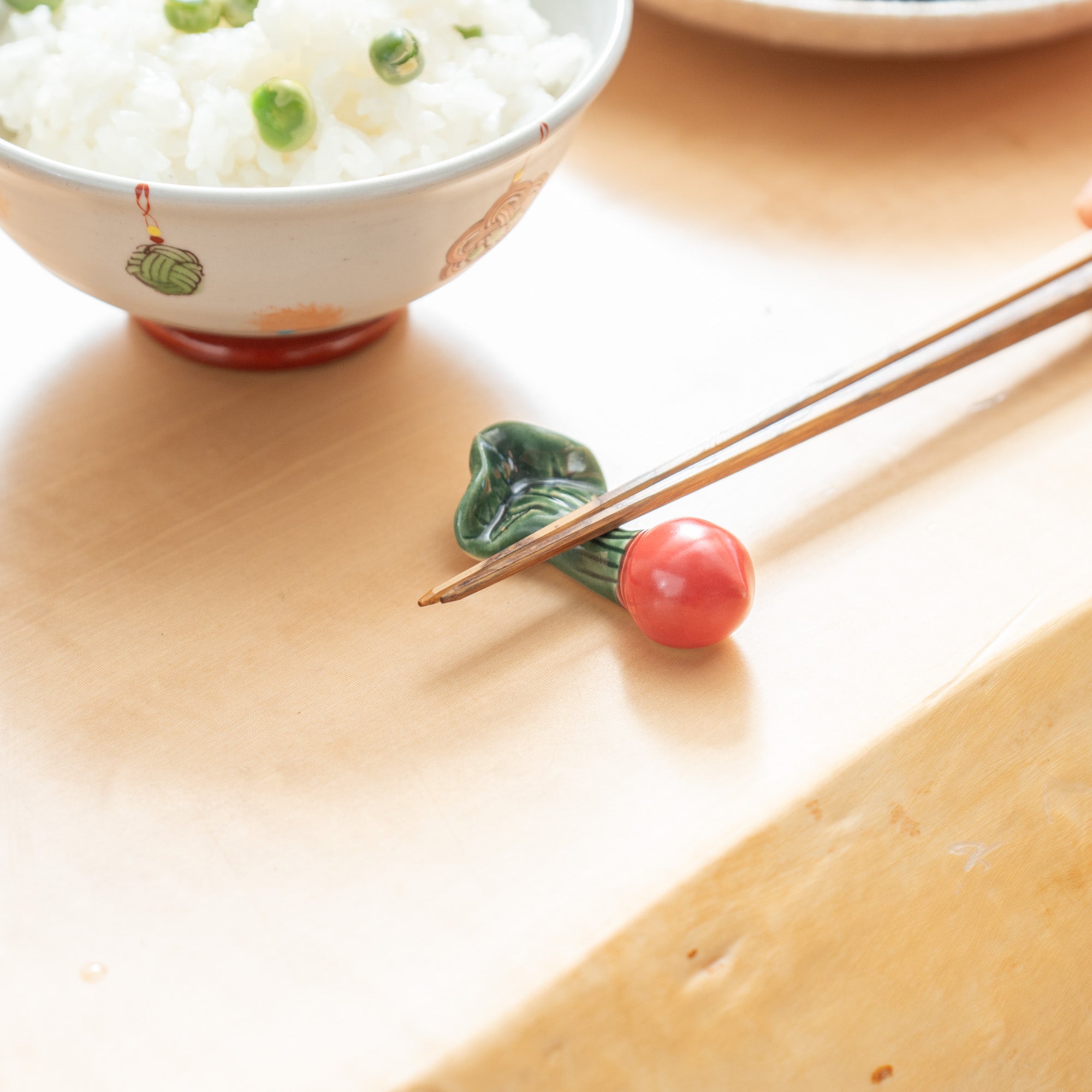 Ihoshiro Kiln Vegetable Series A Mino Ware Chopstick Rest