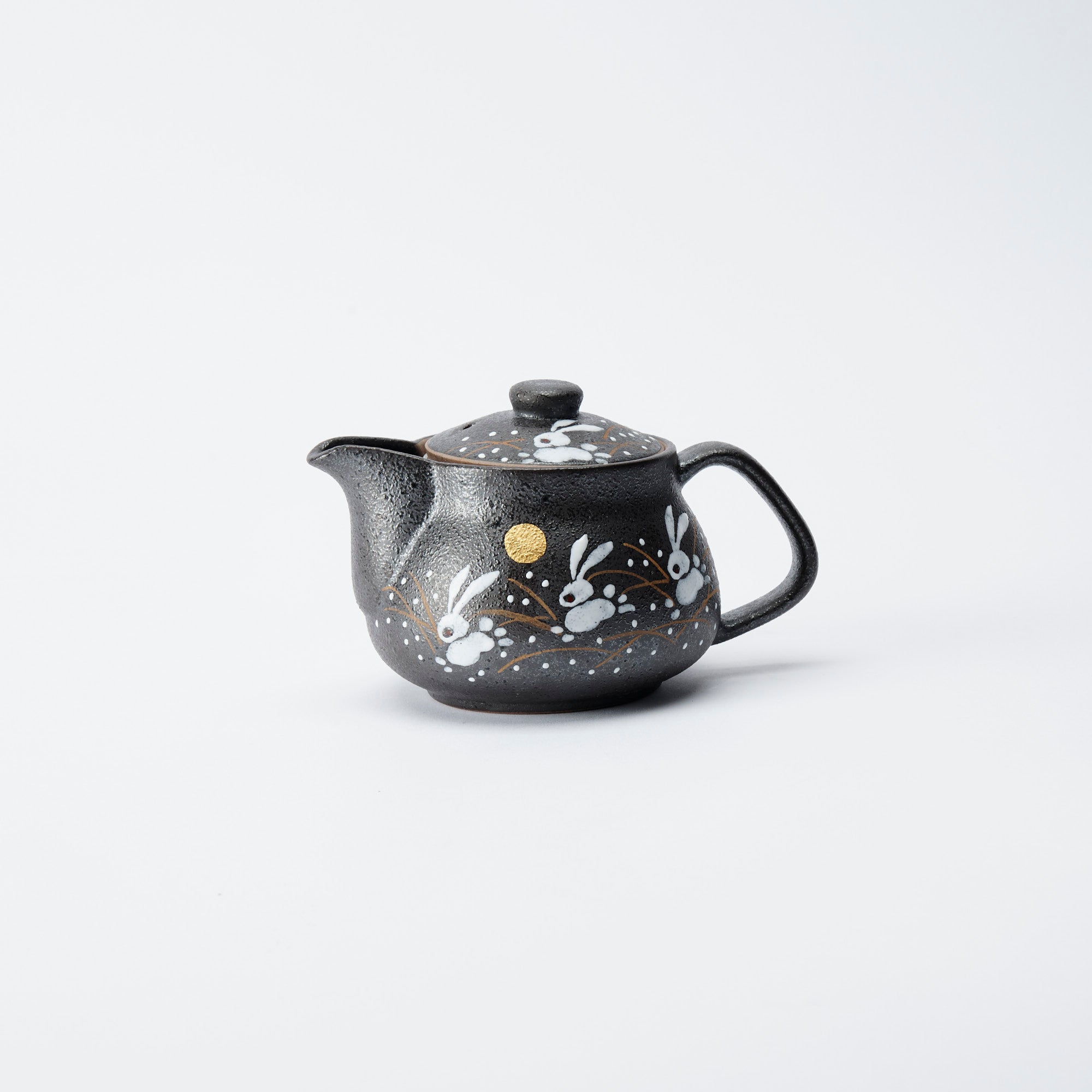 Jumping Rabbit Kutani Japanese Teapot 12.2oz(360ml)