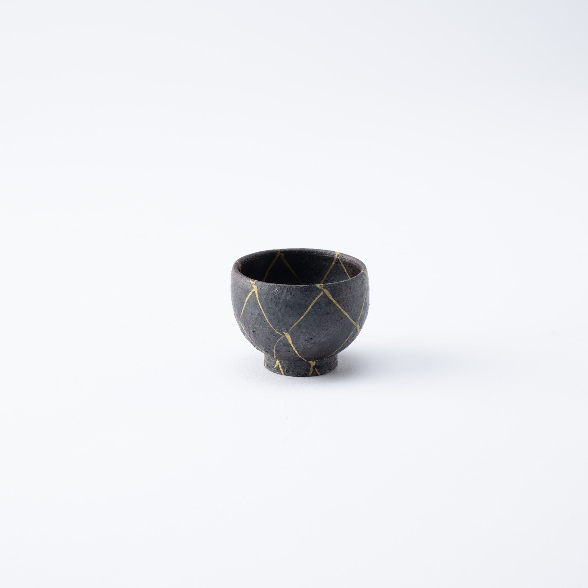 Kinsai Mesh Design Ochoko Sake Cup