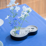 Gingado Aluminum Gourd-Shaped Ikebana Flower Vase