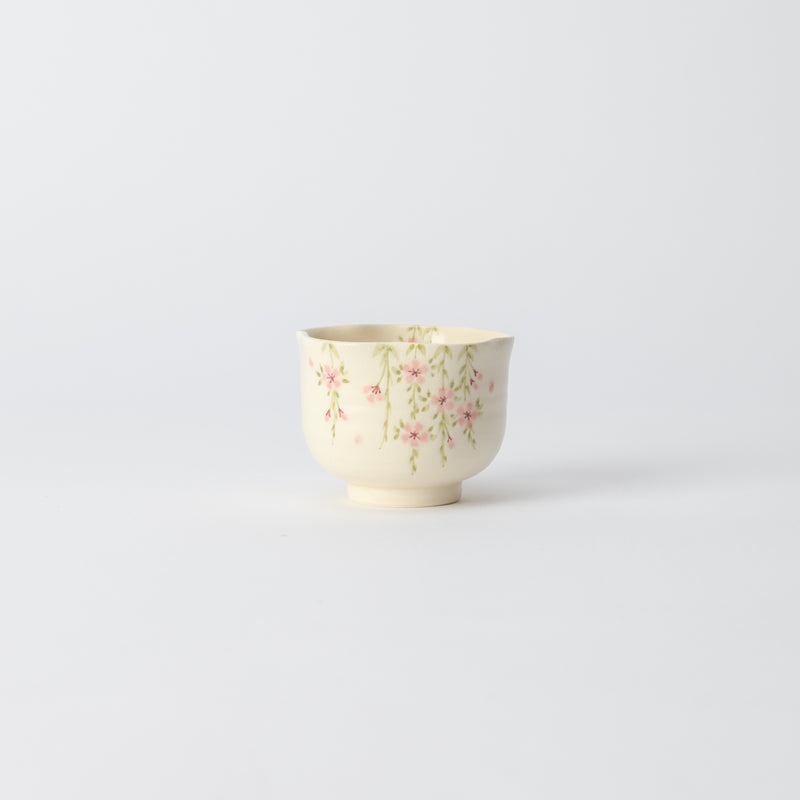 Tosen Kiln Sakura Kiyomizu Ware Japanese Tea Cup