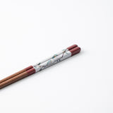 Seikou Kiln Red Kutani Color Reusable Chopsticks 21cm/8.2in