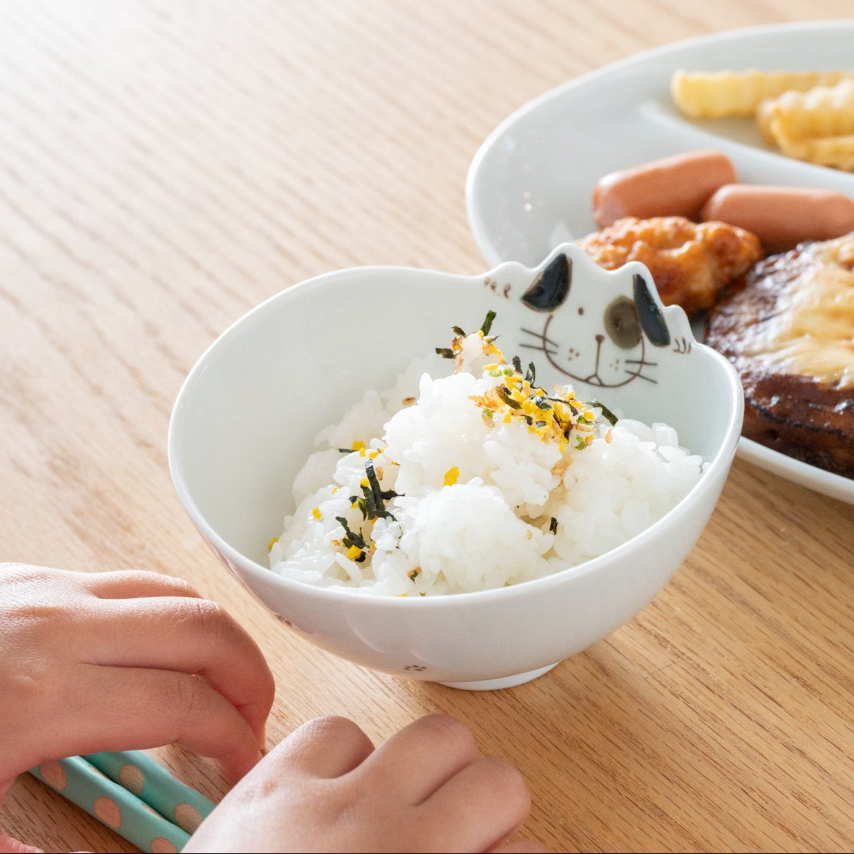 Tiny Diners Wave Kids Dinnerware Set