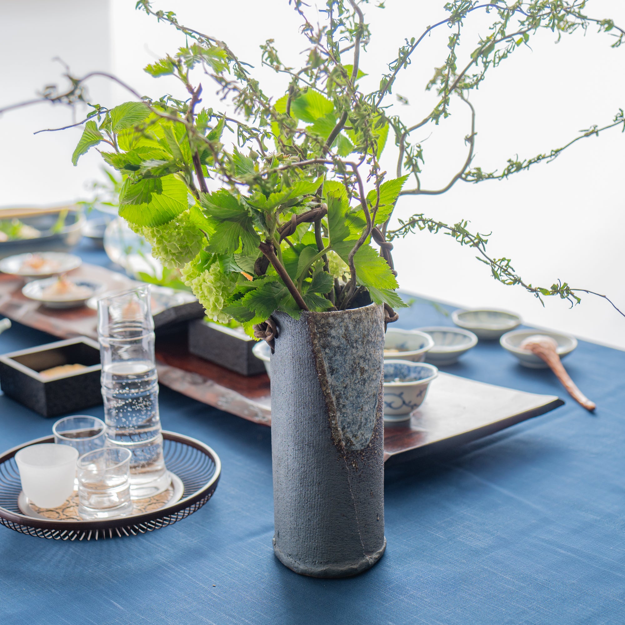 Vine Handle Small Flower Vase