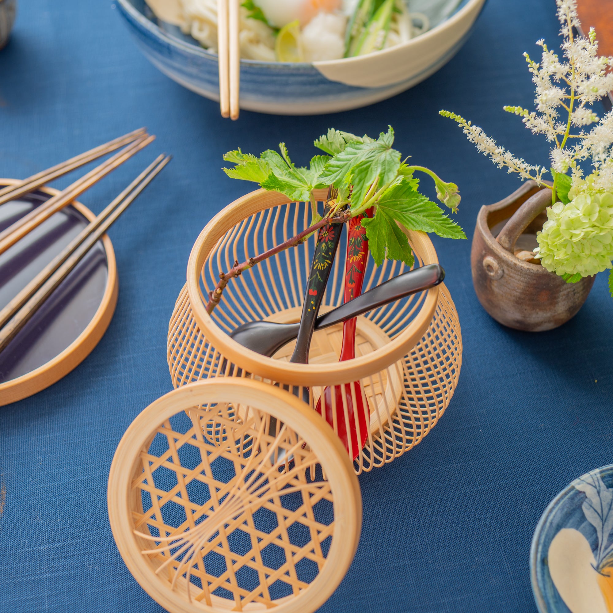 Chrysanthemum Dessert Spoon and Fork Set