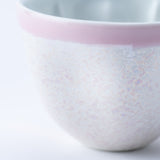 Tasei Kiln Lustrous Pink Sakura Arita Ware Guinomi Sake Cup